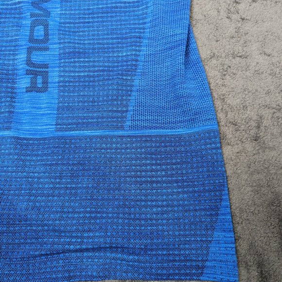 Under Armour Shirt Men Small Blue Lightweight Vanish Tee Short Sleeve Pullover - Picture 16 of 16